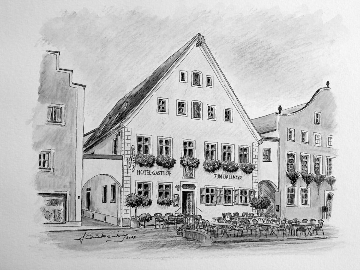 Zum Dallmayr Hotel Garni Berching Exteriér fotografie